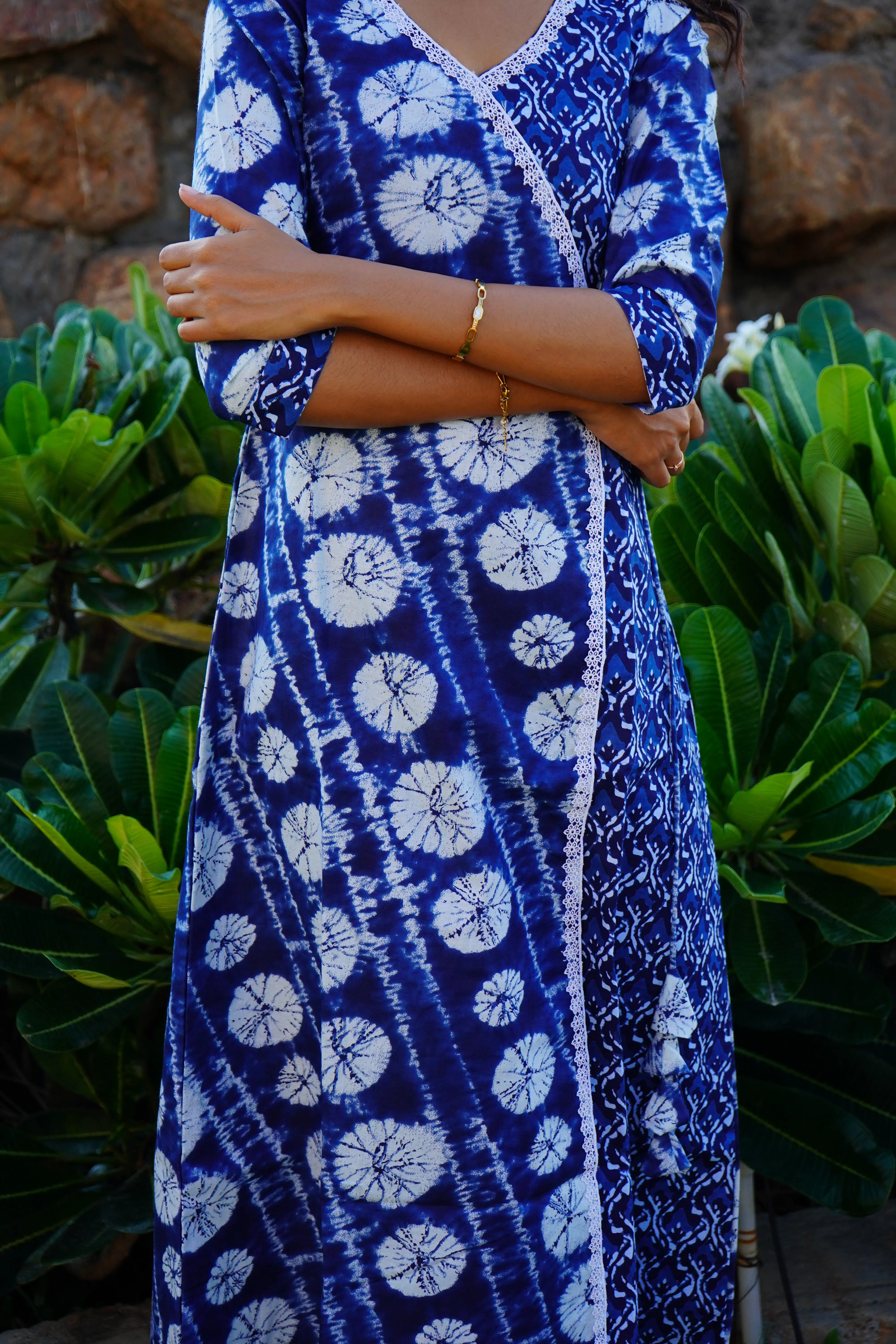 Indigo Blue Aline Frock