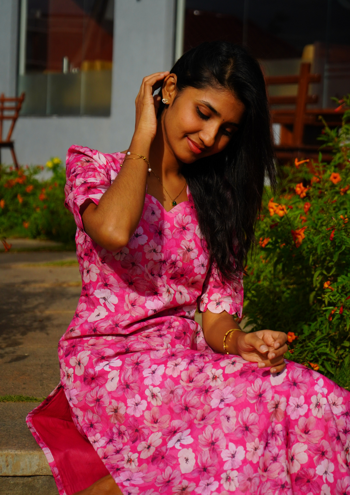 FLORAL BLOOM Prime Cotton Coord Set