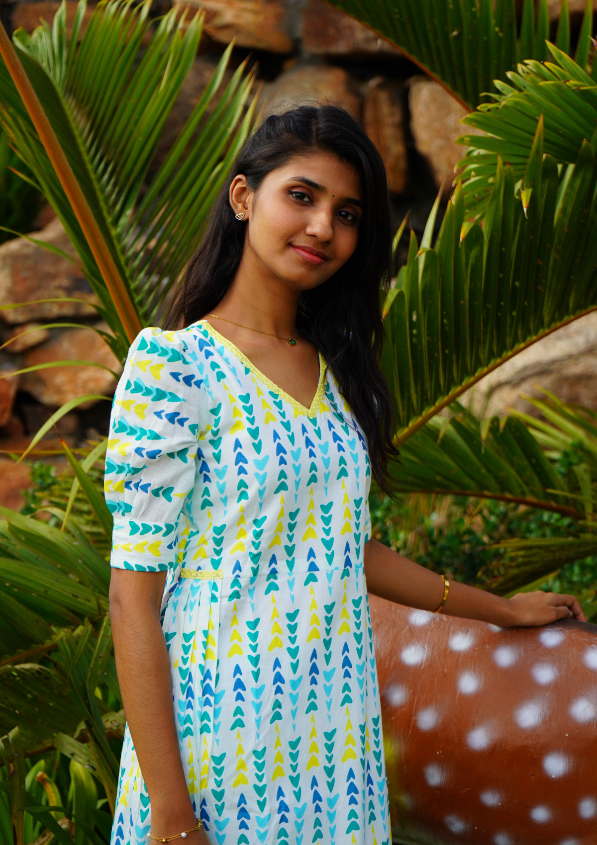 AQUA BREEZE Cotton Coord Set