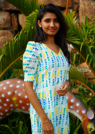 AQUA BREEZE Cotton Coord Set