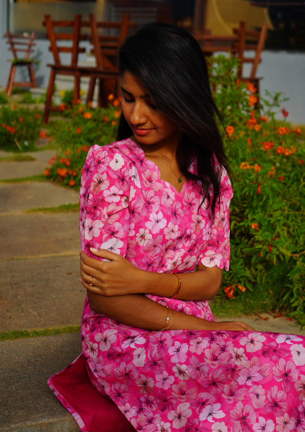 FLORAL BLOOM Prime Cotton Coord Set