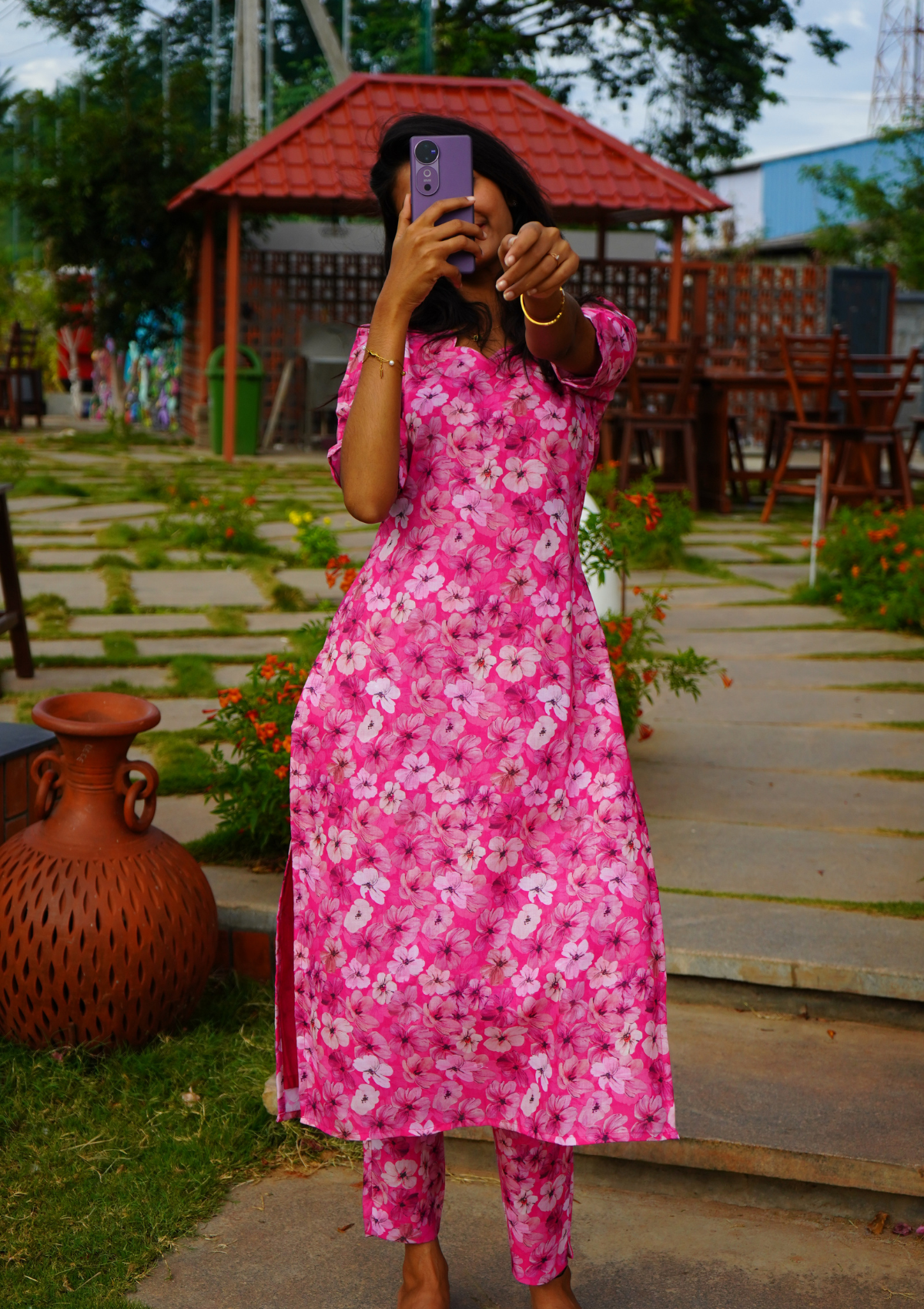 FLORAL BLOOM Prime Cotton Coord Set