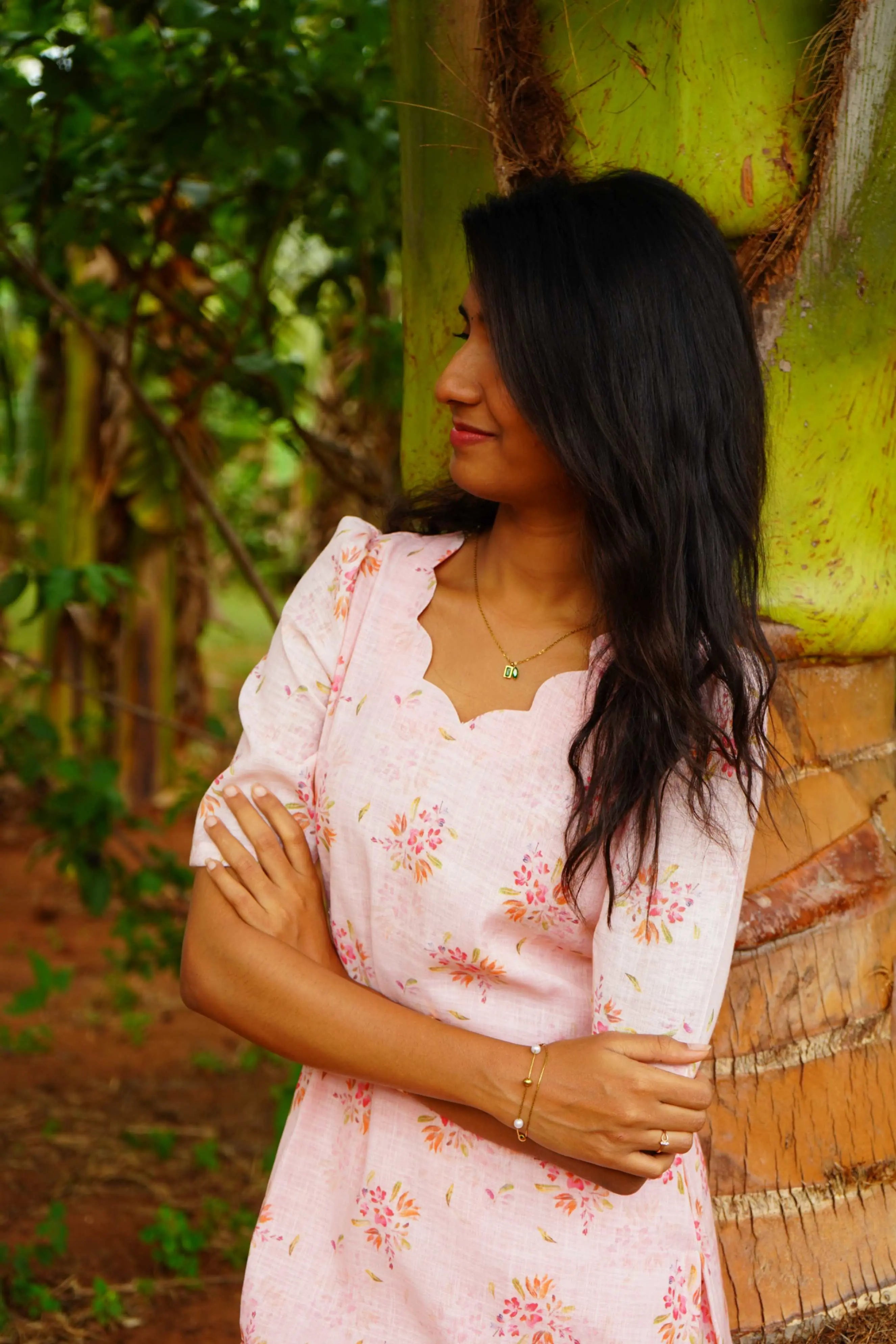 Peach Pastel Shade Co-Ord Set