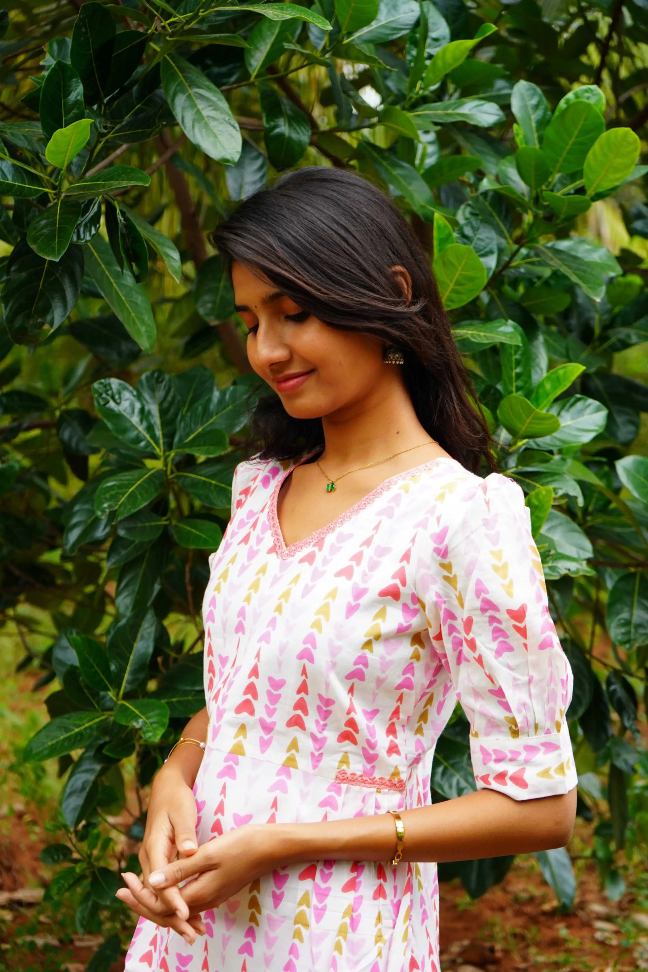 SUNSHINE BLOOM Cotton Coord Set