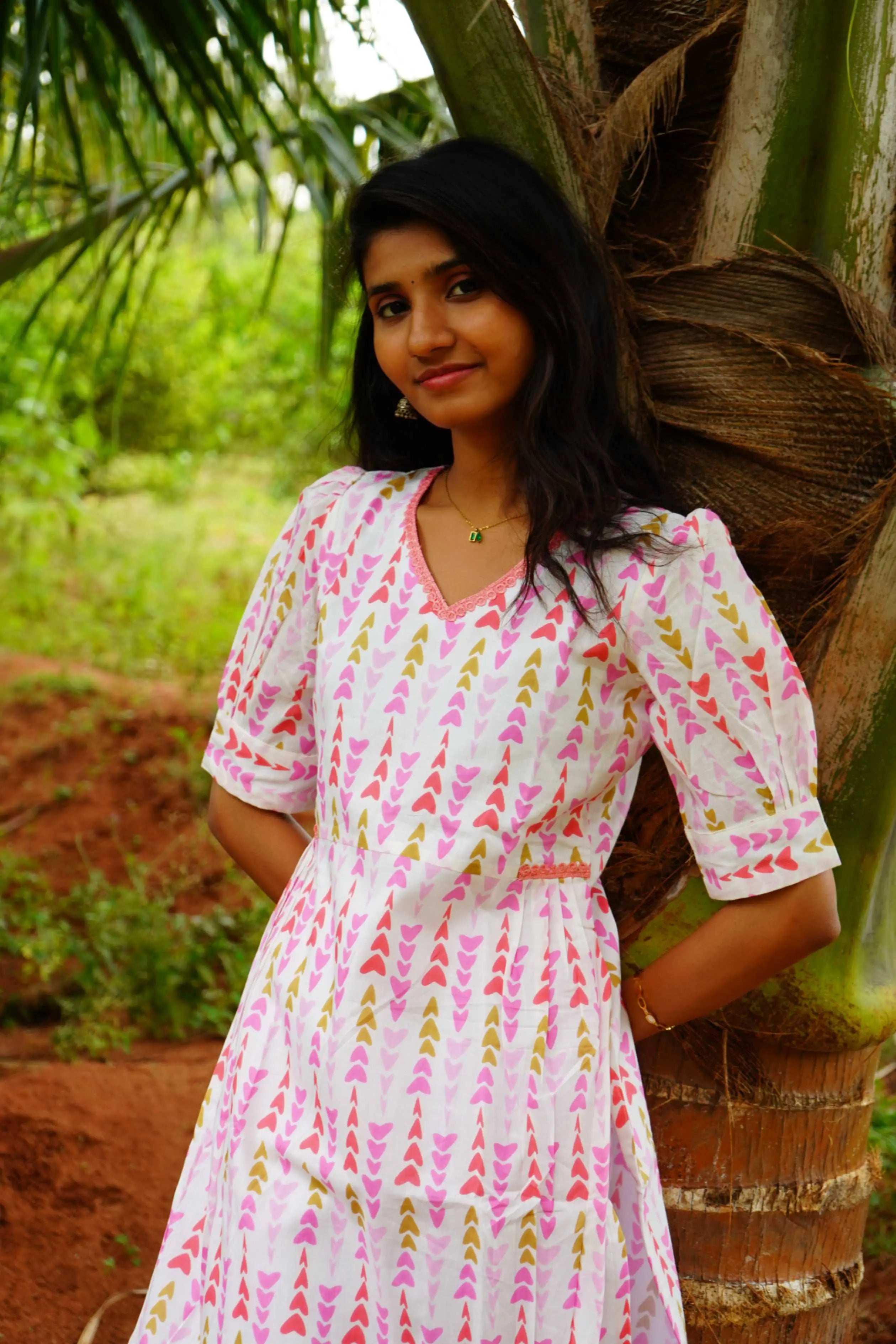 SUNSHINE BLOOM Cotton Coord Set