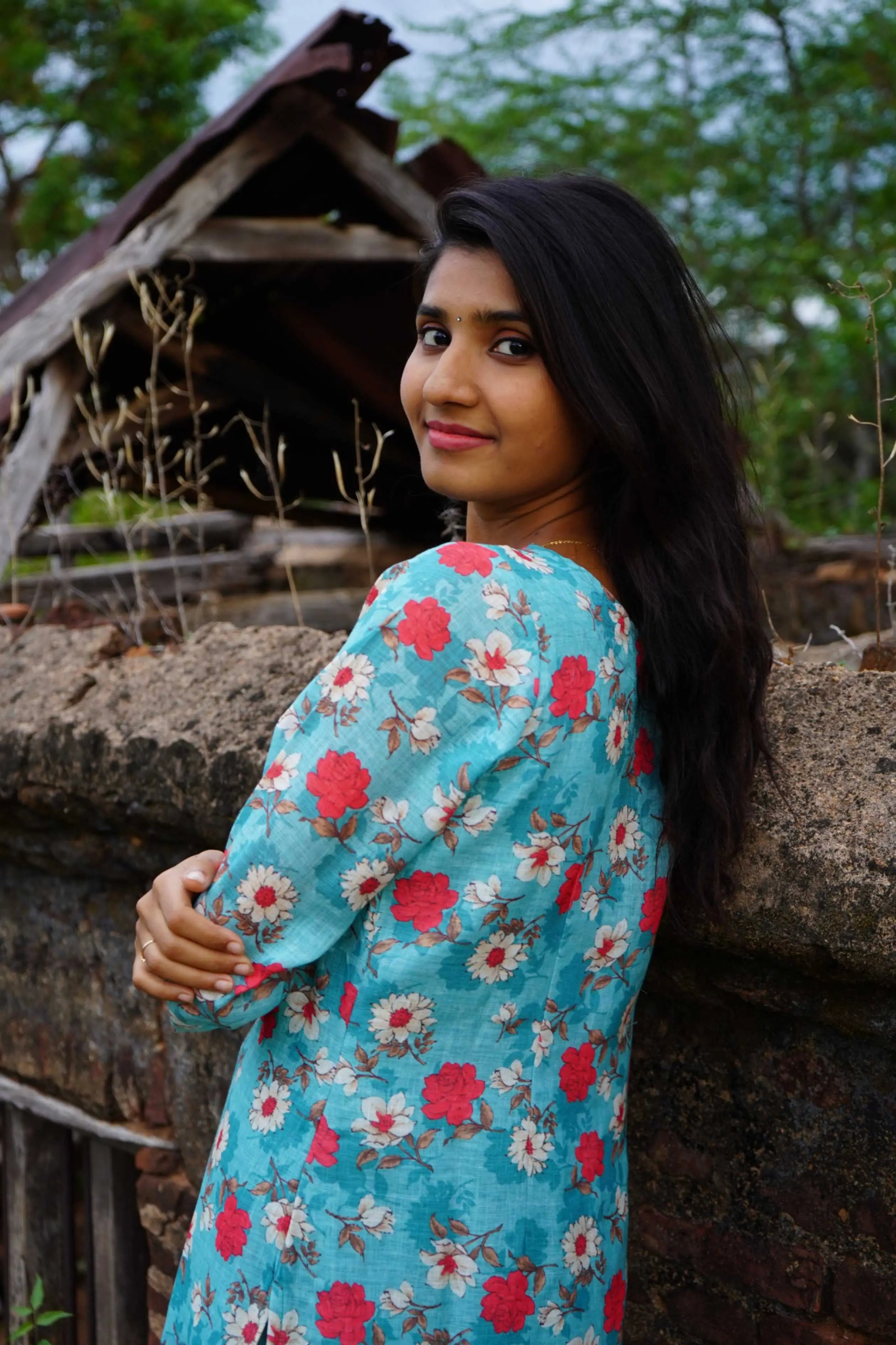 Marine Blue Linen Co-Ord Set