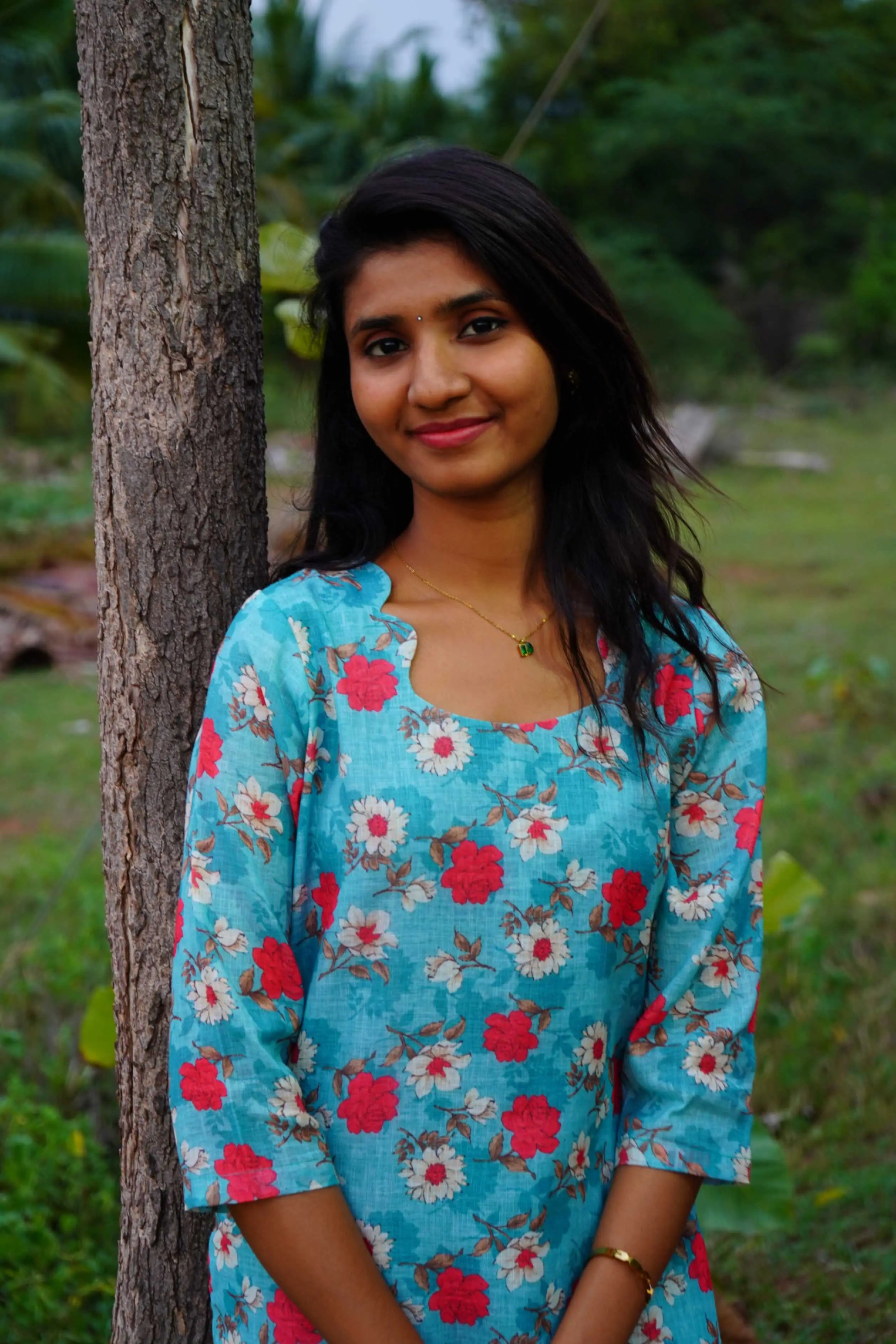 Marine Blue Linen Co-Ord Set