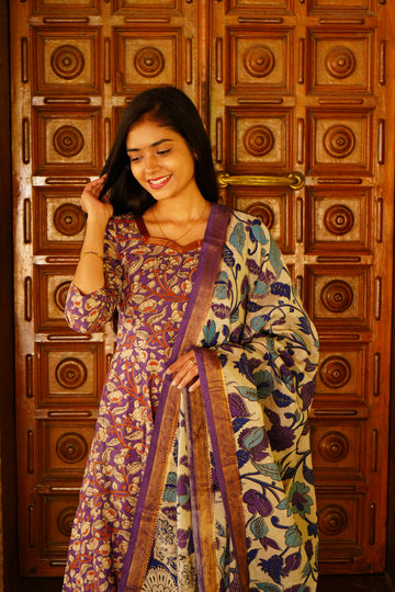 Handloom Kalamkari Cotton Set