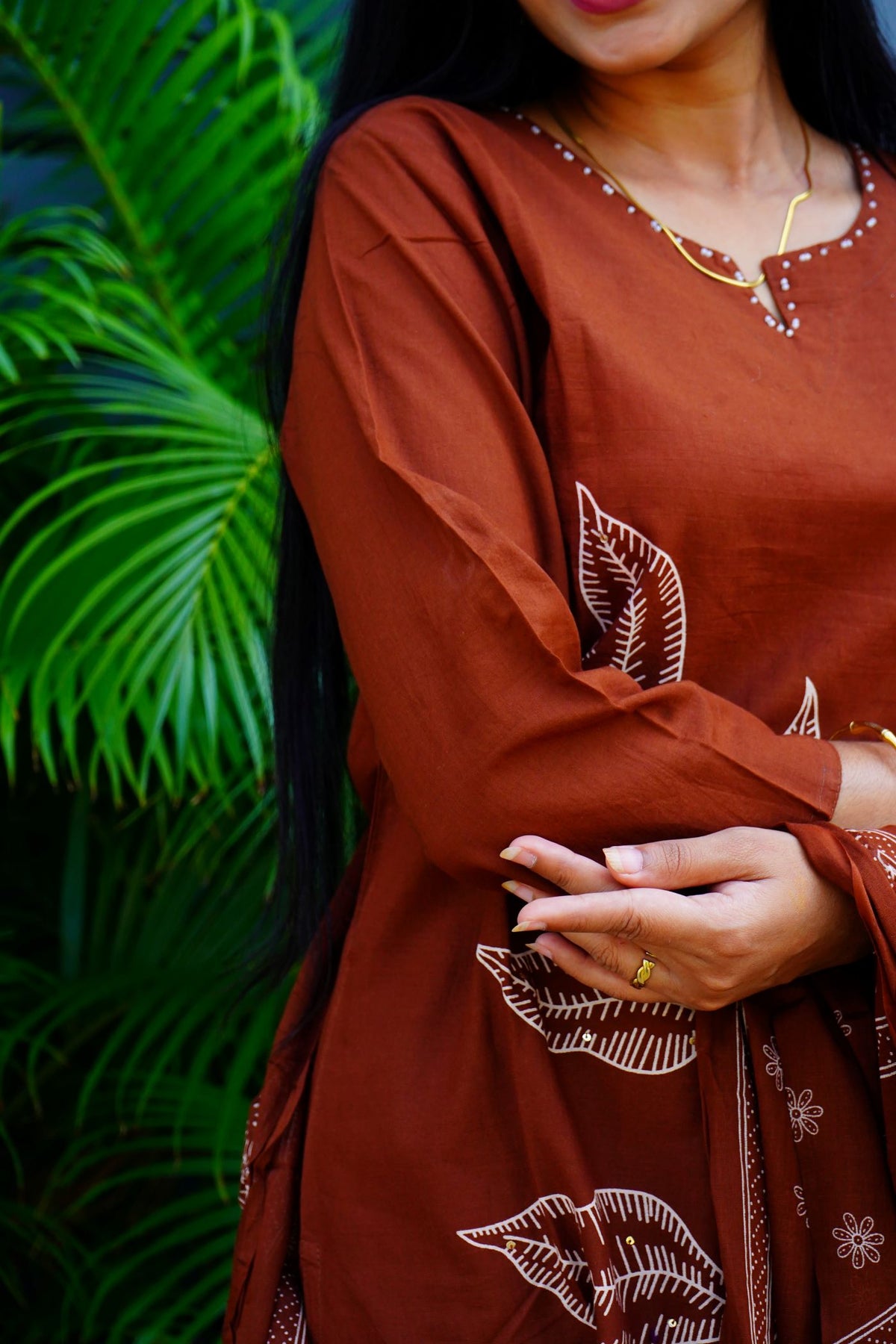 Premium Choco Brown Cotton Salwar Set
