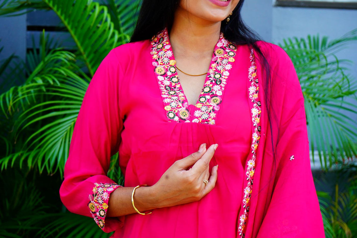 Rani Pinky Cotton Salwar suits