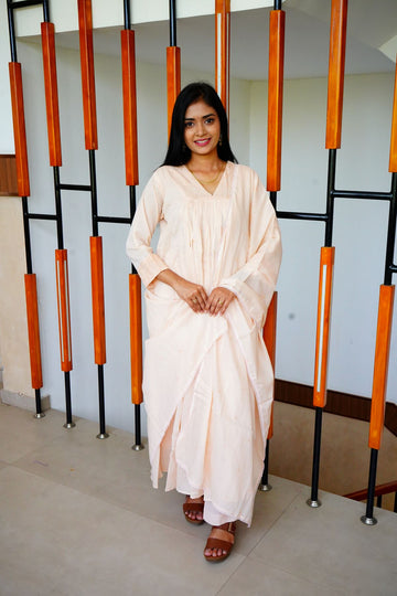 Shiny Ivory Soft Mul Cotton Salwar Suits